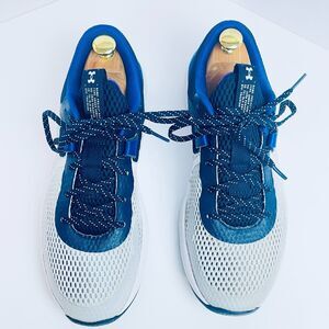 Under Armour Project Rock BSR 2 Mens Size 12.5  White Blue 3025081-102 Sneakers